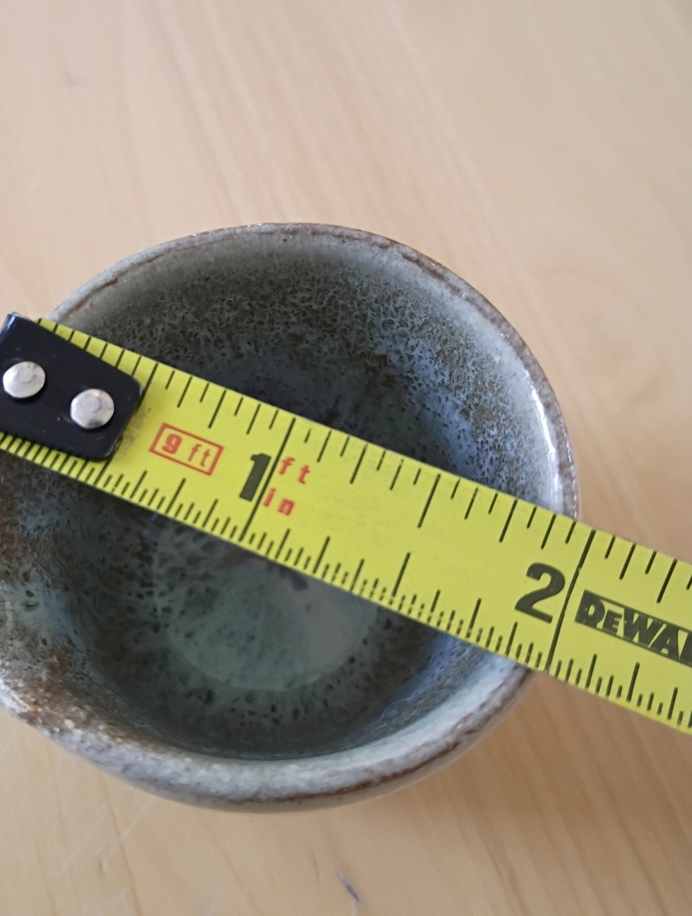 Tiny Handmade Ceramic Pitcher - Picture 5 of 5